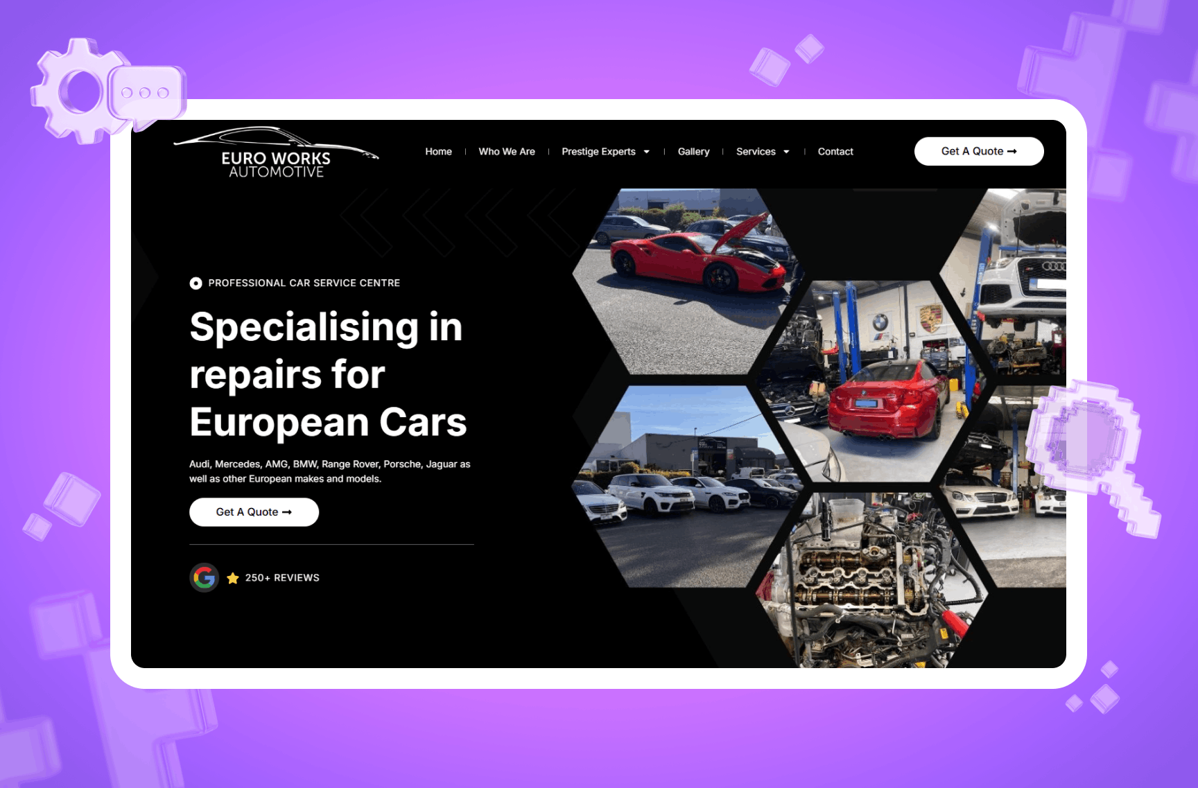 Projekt Euroworks Automotive - SEO-Audit und Strategie | LAMAWEB