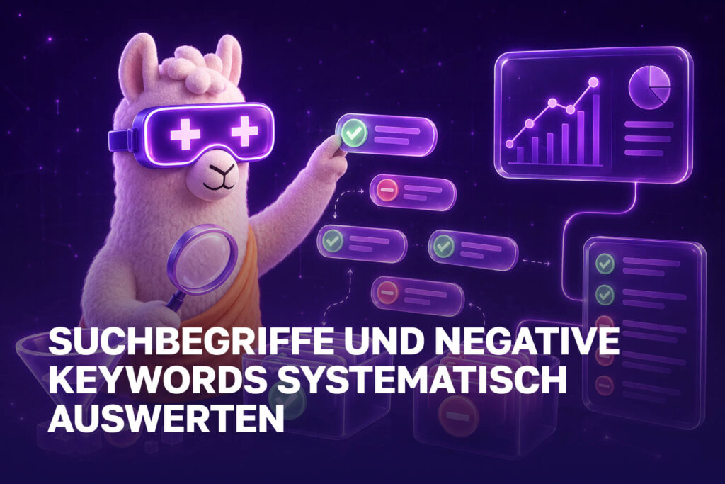 Lama bewertet Google-Ads-Suchbegriffe und negative Keywords anhand von Statussignalen