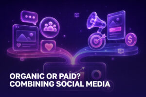 Connection between organic social content, paid ads and target audiences