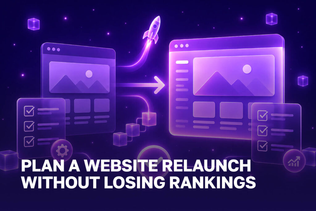 Website relaunch SEO checklist: control the migration from inventory to monitoring